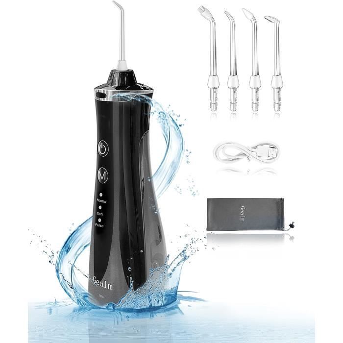 Hydropulseur dentaire professionnel sans fil, rotation à 360° portable — free download