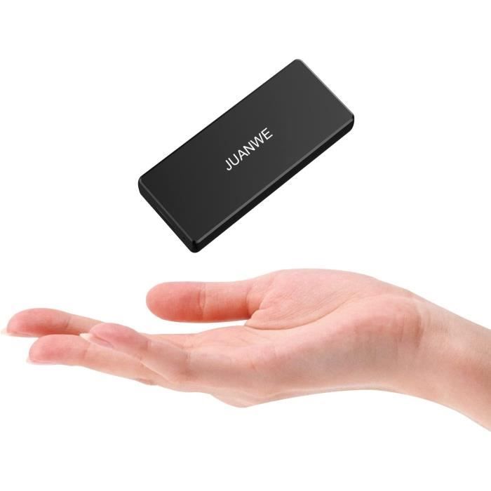 JUANWE Disque Dur Externe 500 Go SSD USB 3.1 Type-C Portable SSD Disque SSD  Externe pour PC, Ordinateur Portable, Bureau, Mac, e238 - Cdiscount  Informatique