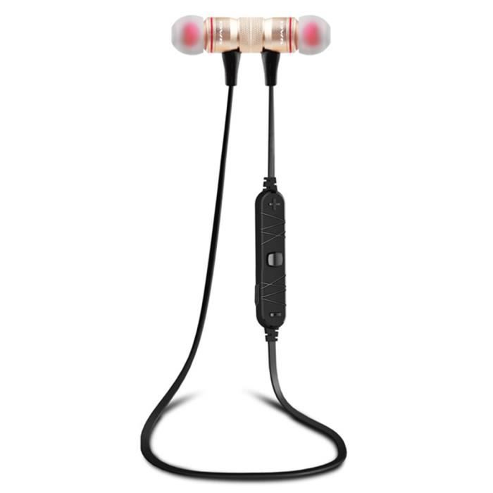 Ecouteur smartphone et mp3 Couleur Casques de Sport sans fil Bluetooth USB 