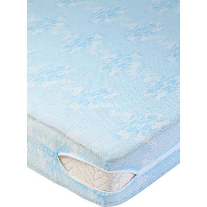 Rénove Matelas - HOMEROKK - 90x190 cm - Maille Jersey 100% Polyester - Lavable en machine