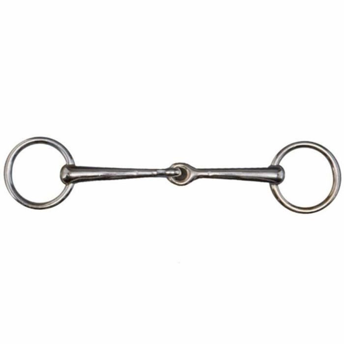 Meilleurs prix pour Mors de Filet simple brisé embouchure fine Tattini - neutre - 12 cm