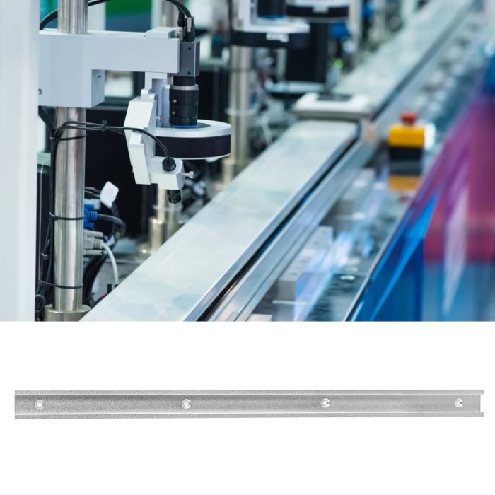 Rail à Onglet à Rainure En T 75 - 800mm Alliage Aluminium, Pour Scie Table, Travail Bois CNC
