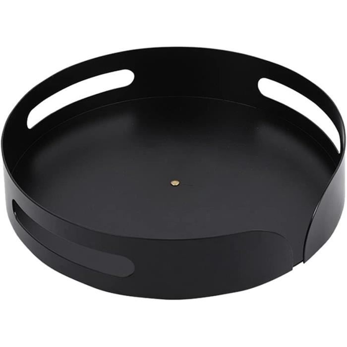 TB Home Lazy Susan Organiseur Pour Armoire, Garde-Manger Ou Table – Plateau Tournant En Bambou De 25,4 Cm Pour Cuisine, Comptoir Ou étagère à épices