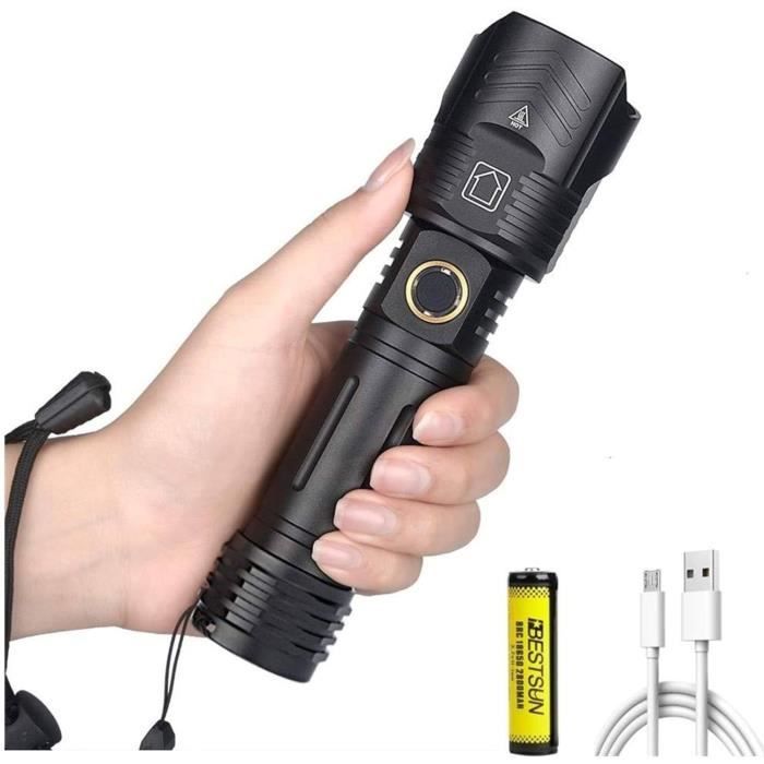 Lampe Torche Tactique RovyVon H3 Pro - Rechargeable, Double Interrupteur, 700 Lumens, Aluminium