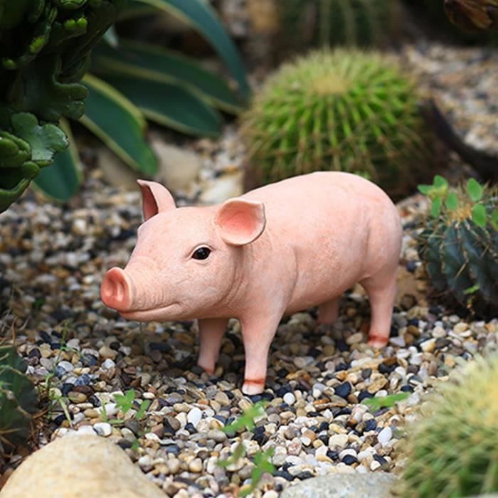 Statue De Cochon, Statue De Nains De Jardin Animal, Sculpture D