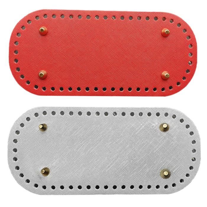 SameeHome Fond de panier naturel de 30 cm trou, base circulaire pour bricolage, sac à crochet, modélisateur de fond