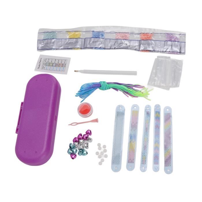 Kit de tissage 3 en 1 400 pièces + kit de fabrication de bracelets d'amitié
