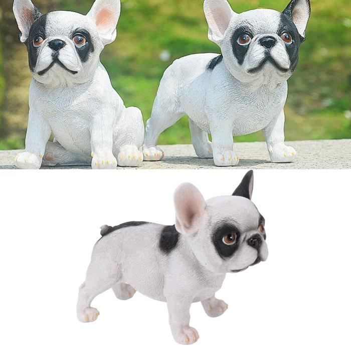 CHN statue de chiot en plein air Statue de chiot bouledogue anglais