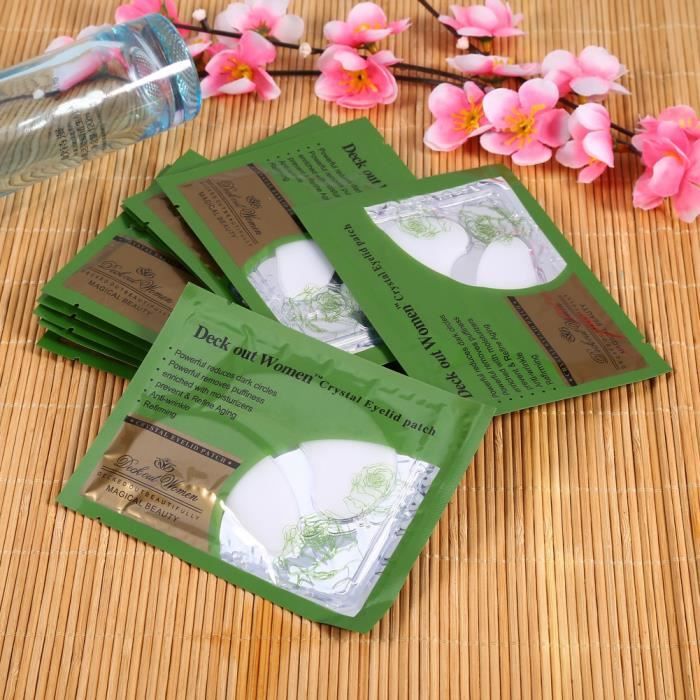 10 paires de masque pour les yeux au collagène, masque hydratant en