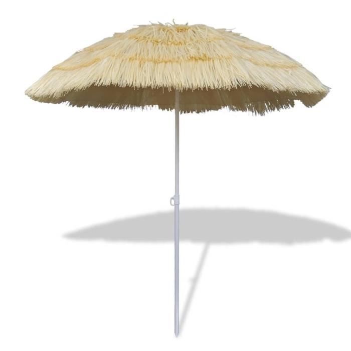 Parasol de plage - VIDAXL - Hawaii - 18 m - Pliant - Métal et tissu