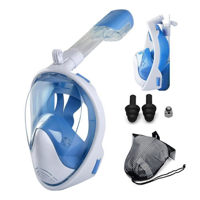 Masque De Plongée Et Tuba Adulte/Enfant - Anti-Buée Verre Trempé - Séparation Rapide - Silicone Doux