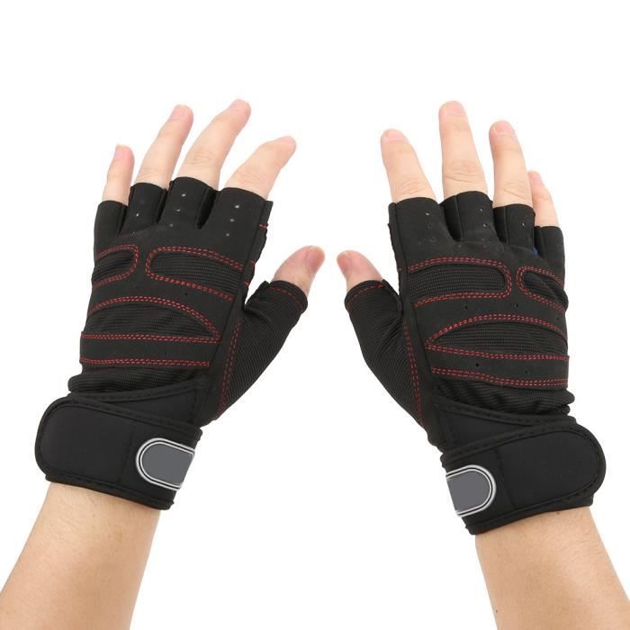 Gants D'hiver Demi-doppts Légers Et Antidérapants - Pour Course, Vélo, Sports D'extérieur, écran Tactile Compatible