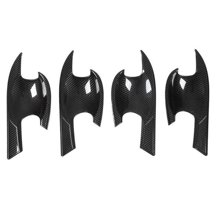 Protections Poignées De Porte Style Fibre De Carbone Brillant Pour Scion TC 2011-2016 – Autocollantes, Sans Perçage