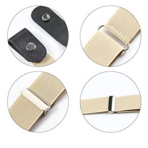 ceinture tissu sans boucle