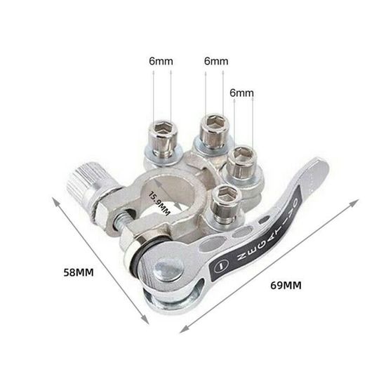 Cosses De Batterie Voiture 2PCS - Laiton Doré | Filetage M8 | Positif/Négatif Marqué | Pour Auto, Moto, Camping-Car | 12V/24V