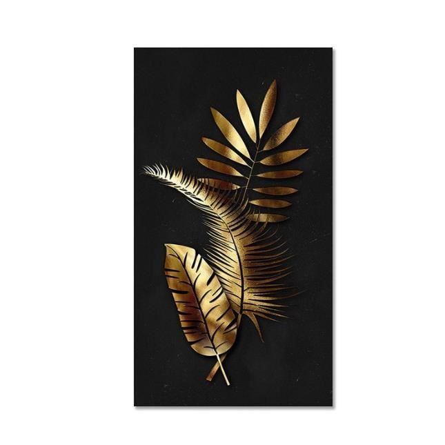 Lot De 4 Tableaux Fleurs Rustiques HOMEOART – Encadrés Bois – 122x86 Cm – Marron Et Doré