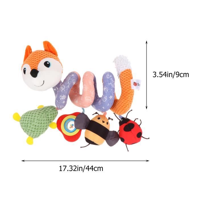 Roliate Bébé Jouet Dessin Anié Anial en Peluche Suspendus Hochet