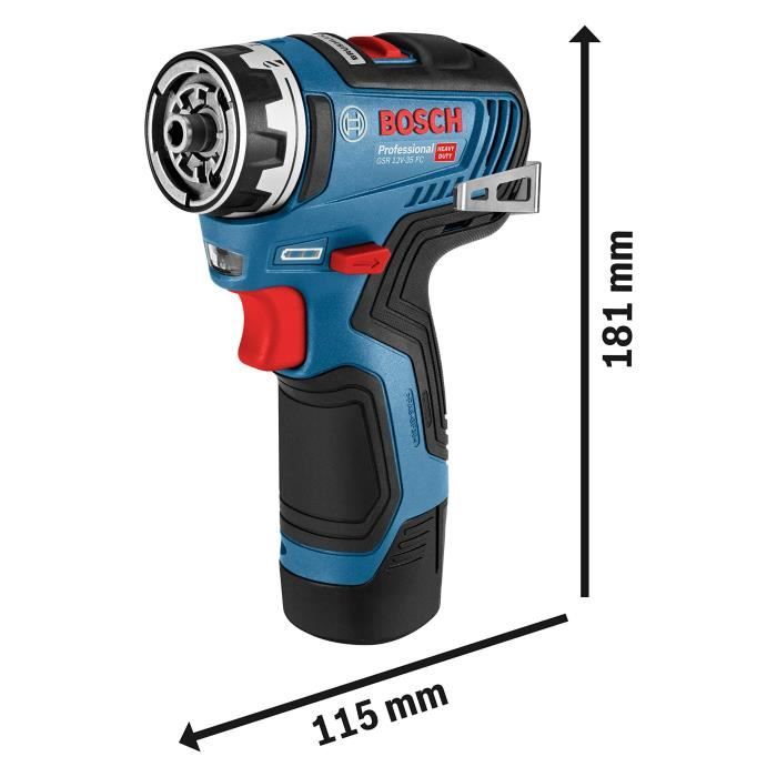 Perceuse-Visseuse Bosch Professional 12V GSR 12V-32 – Compacte, 0.7 Kg, Moteur Sans Charbons – Avec L-BOXX 102 - 6