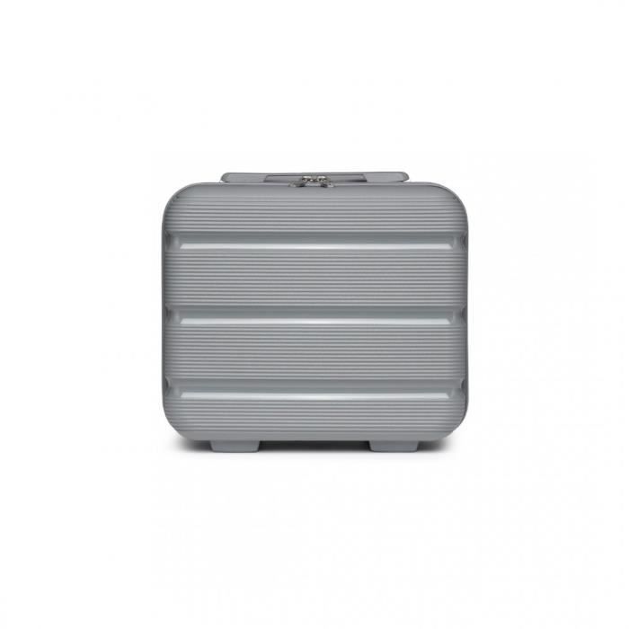 JASLEN Vanity Case Rigide Femme – Trousse De Toilette Voyage Grande Capacité Léger Résistant Avec Bandoulière Trolley, Noir