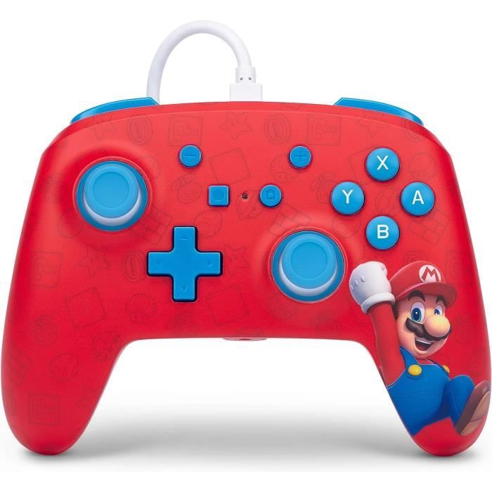 Super Mario Bros.Wonder Nintendo Switch + Manette Filaire Mario