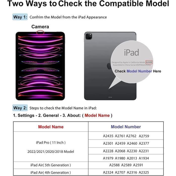 GOOD-Verre Trempé Compatible avec iPad Air 5 2022 et iPad air 4 2020 iPad  Pro 11 2021-2020 2 Pièces Protection Écran pour iPad 5è10 - Cdiscount  Informatique