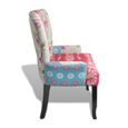 🐦🐦Scandinave- Fauteuil chaise en style français design de patchwork Fauteuil de relaxation - Fauteuil Relax Fauteuil Tv Faut9428-2
