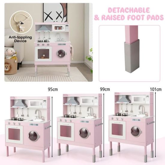 Fausse Hotte De Cuisine WEKAMOS Avec Lumière Et Son - Jouet Réaliste Pour Enfants, Sans Pile