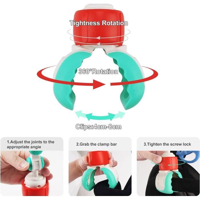 Spirale Jouets Bébé RichDeer - Jouet D'Activité Suspendu Pour Poussette, Landau Et Lit Avec Animaux Colorés