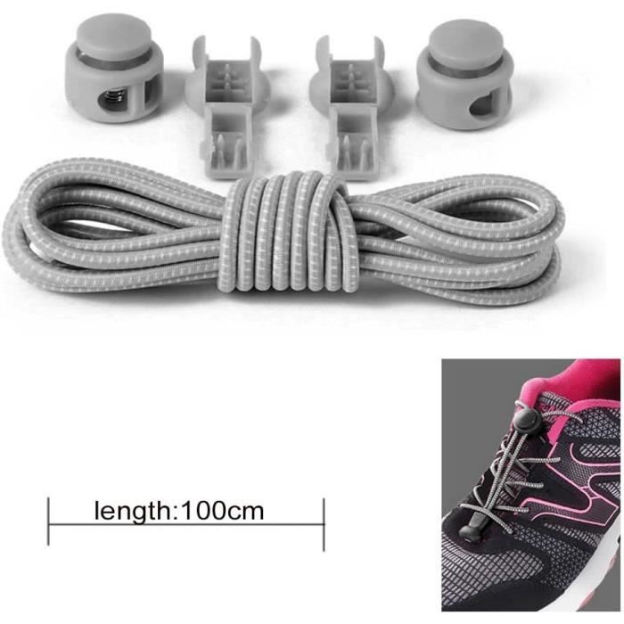 Allecto Plus - Lacets élastiques à fermeture magnétique pour chaussures de sport et de