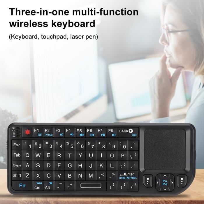 Clavier Sans Fil Microsoft 2000 (KU-1156) AZERTY Français /!\ SANS DONGLE - Occasion Proche Du Neuf