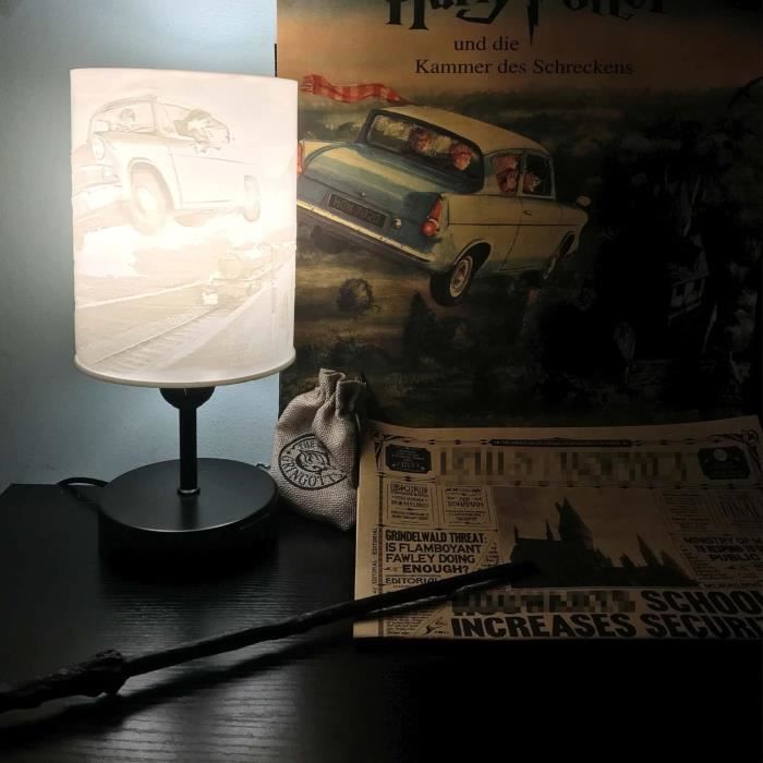 Lampe de chevet 3D avec 3 motifs Harry Potter différents Logo de Poudlard  et logo de Gryffondor 16 couleurs avec télécommande - Cdiscount Maison