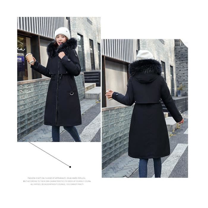 Manteau femme noir classique best sale