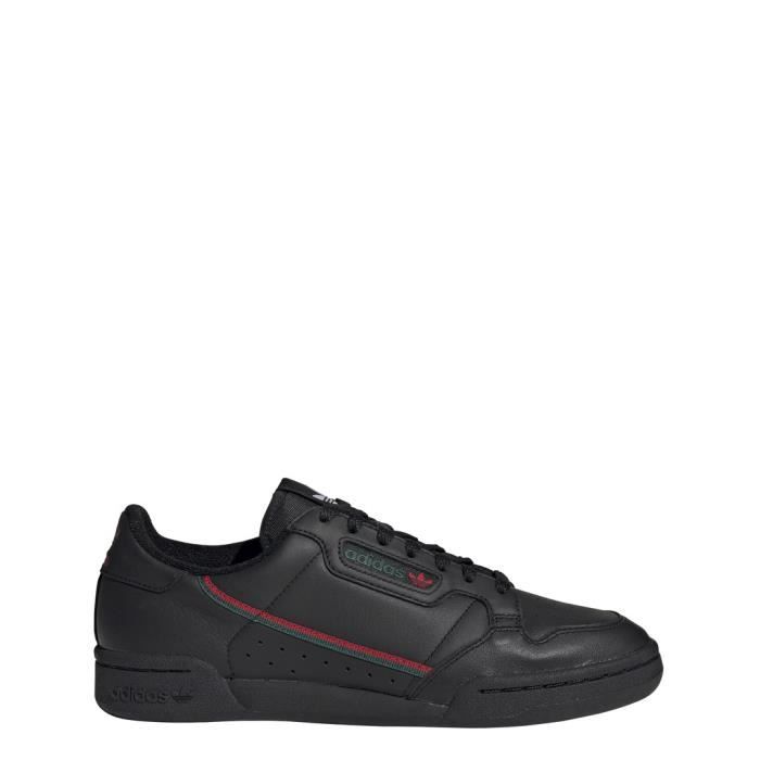 Baskets ADIDAS ORIGINALS CONTINENTAL 80 Cuir Homme Noir Noir Cdiscount Chaussures