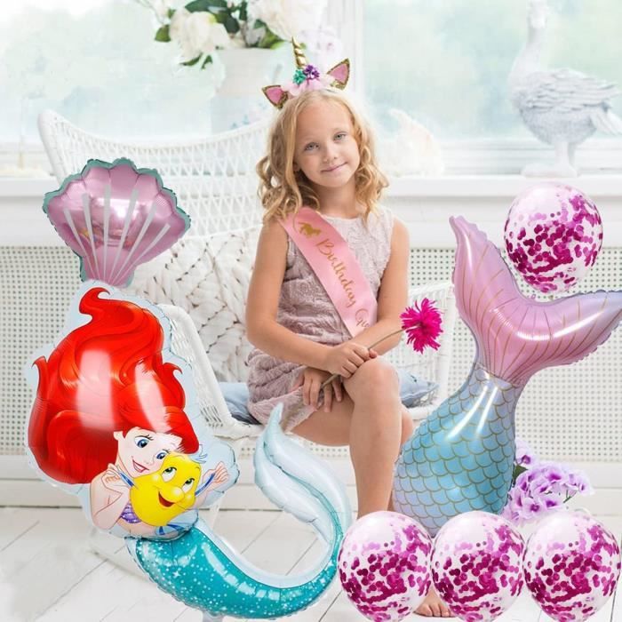 Enfant sirène 5e anniversaire fille 5 ans cadeau T-Shirt