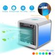 CON® Ventilateur de style radio maison petit mini ventilateur de climatisation à économie d'énergie avec de l'eau et de la glace-3