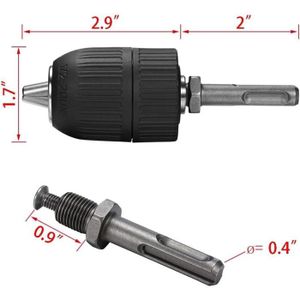 Lot 2 Adaptateurs Mandrin Perceuse M14 – Tiges De Connexion Carbure Pour Perceuse Électrique / Manuelle