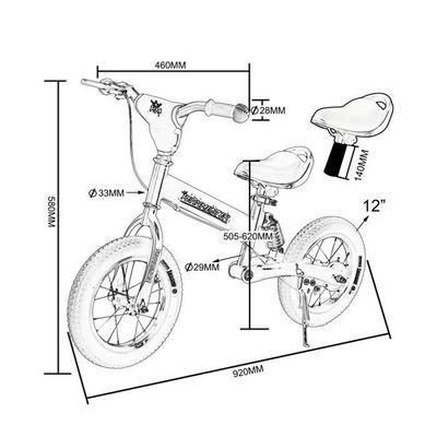 V lo draisienne pour Enfants Vert fonc Rennmeister sans p dale