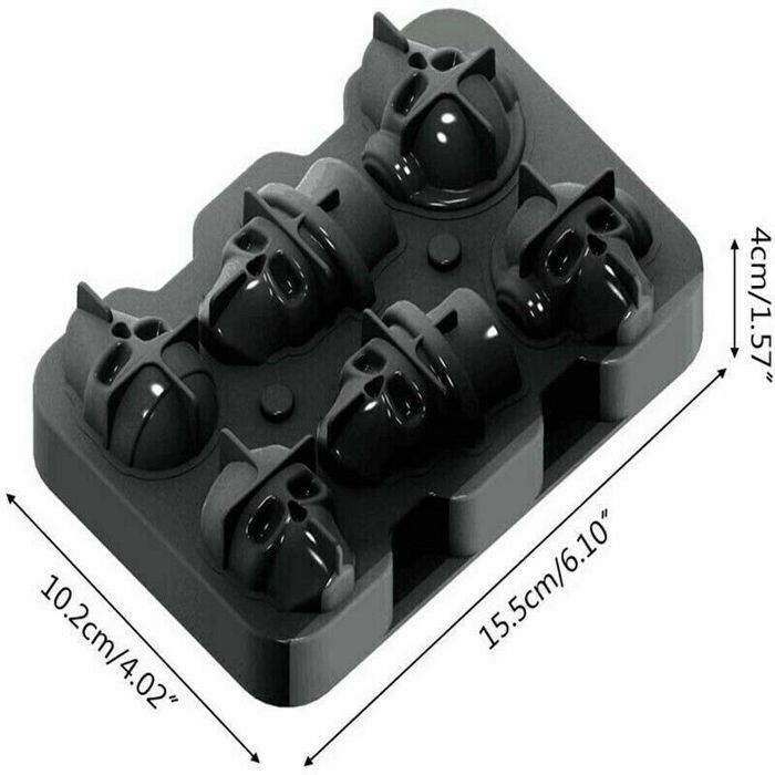 Machine à Glaçons En Silicone En Forme De Diamant, Moule En Forme De Crâne 3D, Plateau Pour Glace, Outil De Bricolage, Pour Whisky, Vin, Cocktail