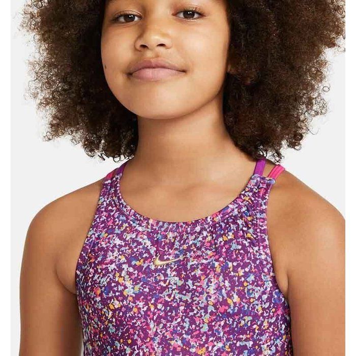 Maillot de bain deux pièces pour femme avec nœud uni sur le devant - Maillot de bain tankini grande taille pour femme - Haut pour femme - Bikinis pour adolescentes, violet, M