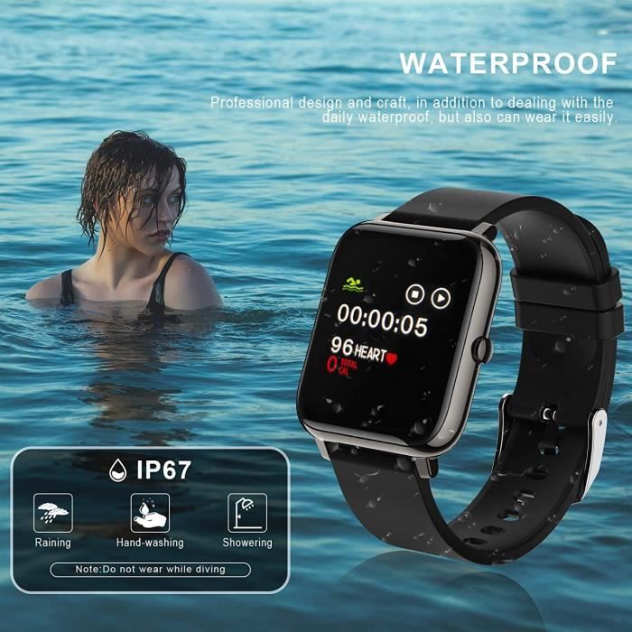 Montre Connect e Femmes Homme Bozlun Montre Intelligente Etanche