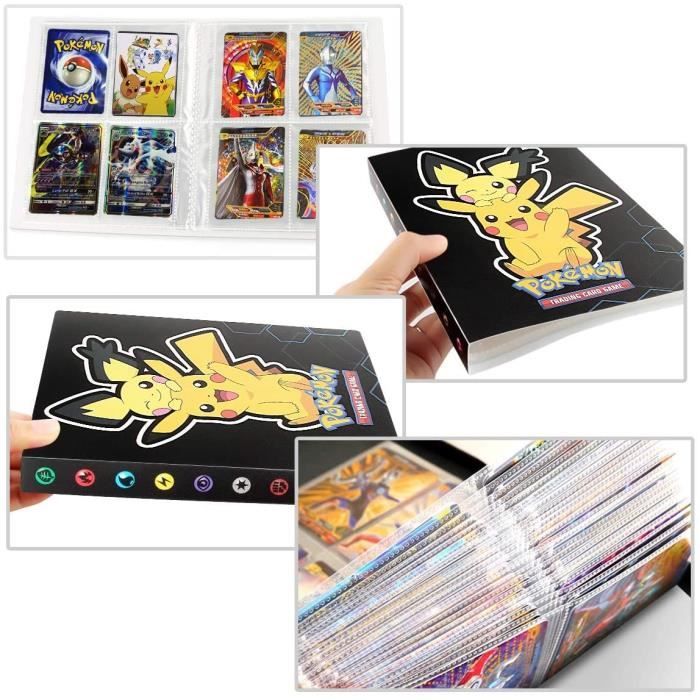 Porte-cartes à collectionner Pokemon Album, classeur de jeu, pince