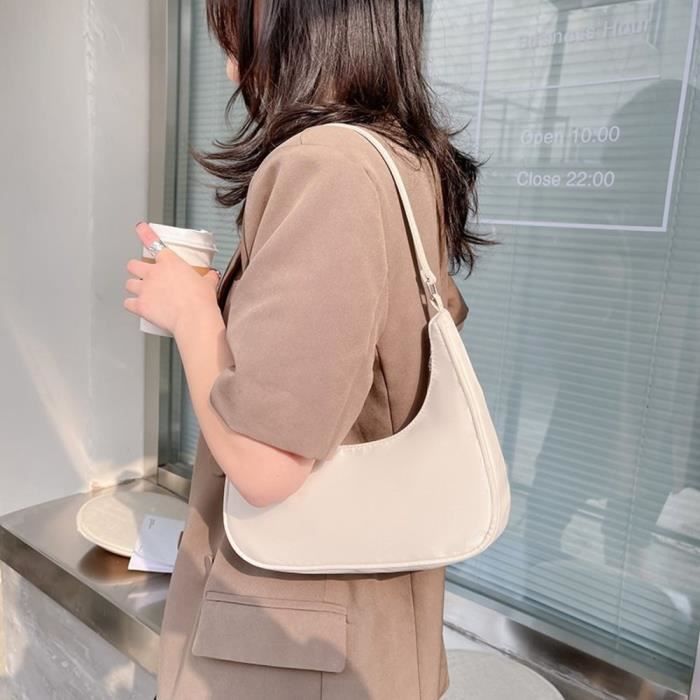 Sacs A Main Pour Femmes Sac A Epaule Petit Sac A Main De Marque Pochette Hobos D ete Simple Beige Cdiscount Bagagerie Maroquinerie