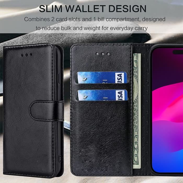 Coque Pour Samsung Galaxy A33 5G, Coque Coque Cuir Multifonction, Fermeture Magnétique À Clapet