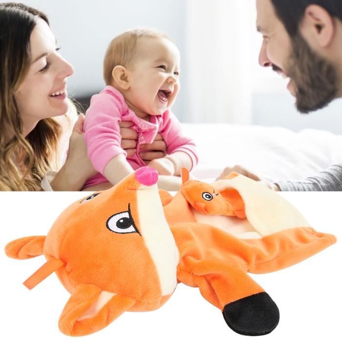 Toddmomy Marionnette Renard Peluche Jouet à Main pour Garçon Fille pour Raconter des Histoires Et Jeux De Rôle