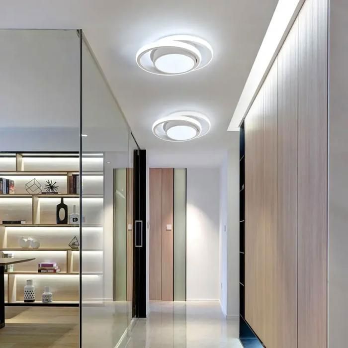 Plafonnier LED Encastré Rond 8,3 Pouces 18W 6500K | Blanc Froid, Économe En Énergie, Épaisseur 24mm - Pour Chambre, Cuisine, Bureau - 2
