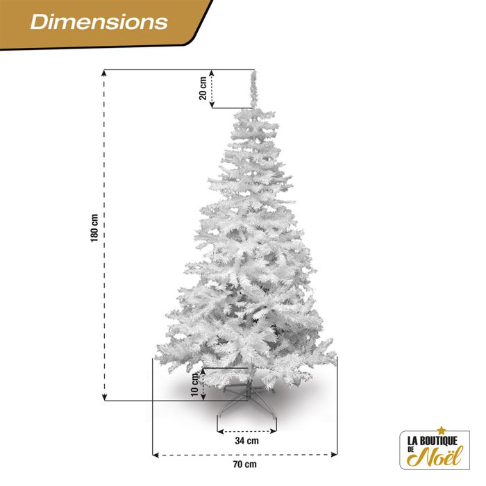 UISEBRT Sapin De Noël Lumineux à 2000 LED Et Décoration