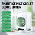 Mini climatiseur évaporatif Deluxe avec Oscillation intelligente et atomisation automatique