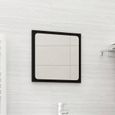 343Tendances Miroir de salle de bain Noir 40x1,5x37 cm Aggloméré TOP MEUBLE NEW 2021 -816NEWS•)Miroir de salle de bain esthétiquemen-0