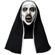 Masque La Nonne Valak deluxe pour femme et homme ▶ The Nun, Films de peur, Horreur, accessoire pour déguisement-0