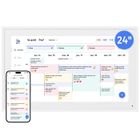 EKASN Tablette Tactile 24" Calendrier Intelligent Cadre Photo numérique Organisateur de Tâches et Écran HD - Idéal Famille Blanc